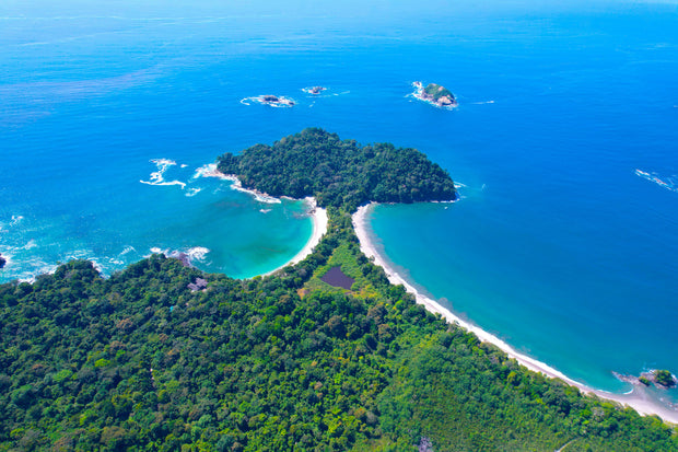 Manuel Antonio National Park drone shot