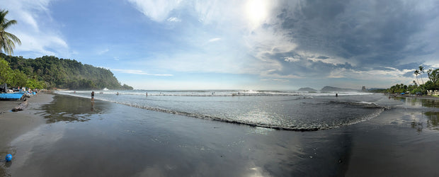 Panorama of Costa Rica beach