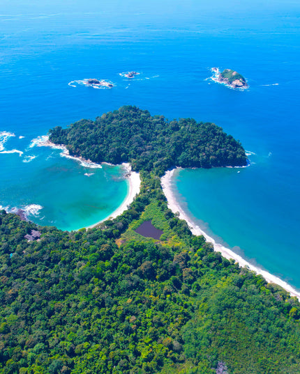 Manuel Antonio National Park drone shot